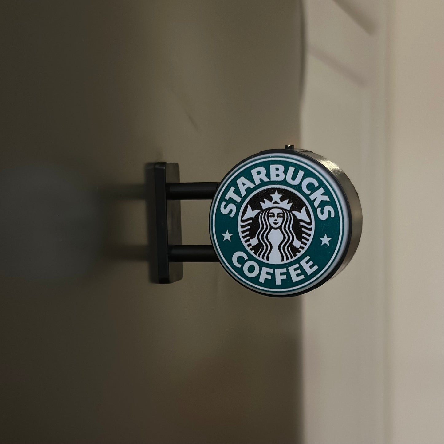 Round LED Fridge Magnet – Café Style Design