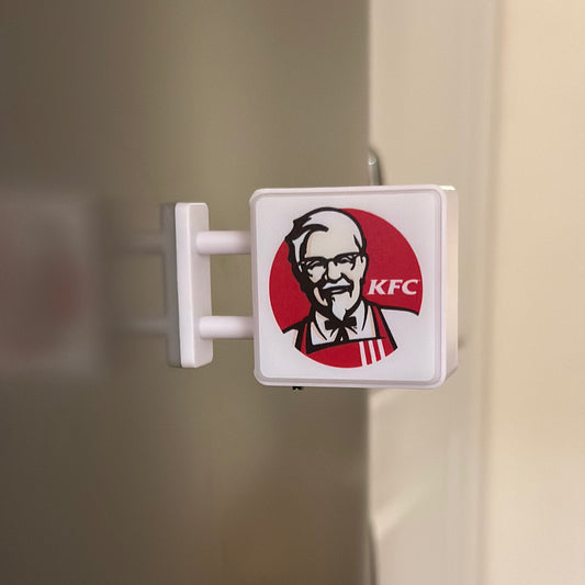 مغناطيس ثلاجة بإضاءة LED – تصميم مطعم كلاسيكي